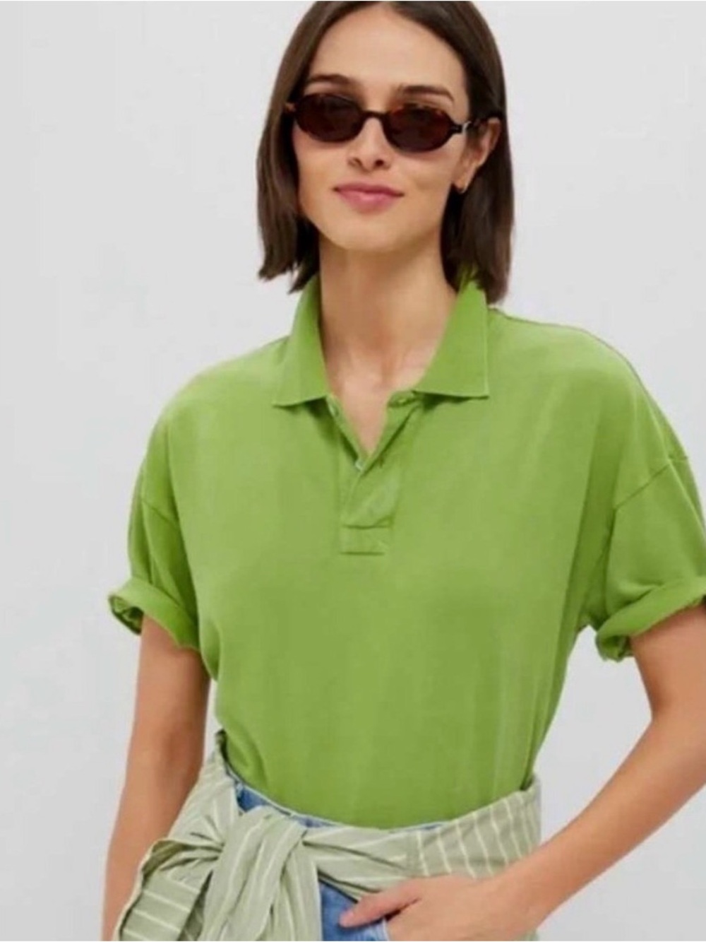 Tuckernuck peridot Green Polo Top - Women's